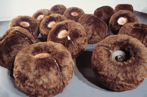 Taro Hattori nippletta male nipples Faux Fur